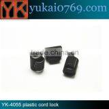 Black Plastic Cord Locks Drawstring Stops for Bags, Jackets, Backpacks and Shoes thumbnail-3