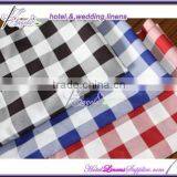 90 Inch Round Iron-free Seamless Black and White Checkered Tablecloths thumbnail-2