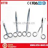 Stainless Steel Straight and Curved Blunt Surgical Scissors Medical thumbnail-1