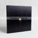China Printing Factory Make Black Packaging Box With Gold Printed for Women's High Grade Necklace thumbnail-2