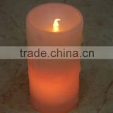 Flicker LED wax flameless candle