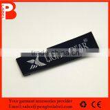 Colorful Textile Custom Brand Woven Neck Label Ultrasonic Cut Border