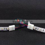 RGB 5050 LED STRIP LIGHT SOLDERLESS CONNECTORS LINK WIRES TAPE CORNER JOINERS UK thumbnail-1