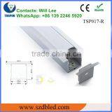 Alloy 6063 Series Aluminum Led Profile PC Cover Clear/frosted/milky thumbnail-6