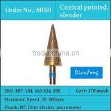 HP Conical Shape Medium Grit Sintered Diamond Rotary Instruments