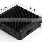 Intel Bay Trail J1800 Processor Fanless ITX Computer Case Mini PC Barebone System Windows Ubuntu WiFi 2 Ethernet Lan HTPC HDMI thumbnail-5