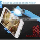 Selfie Monopod LED Flash Smartphone Selfie Stick Supreme Mini Night Version LED Filling Light For Android Phone for IPhone thumbnail-2