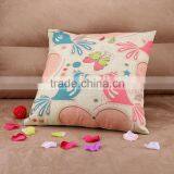 2015 Flowers and Birds Restoring Ancient Ways Pastoral Cotton and Linen Hold Pillow Home Furnishing Cushion Cover thumbnail-5
