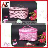 Satin Zipper Lock Cosmetic Bags