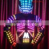 Leather Robot Jacket With LED Light thumbnail-6