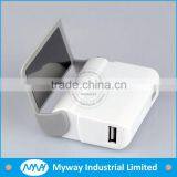 High Quality Special Design Mirror Mobile Phone Charger Portable Cellphone Power Bank With LED