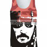High Quality Sublimation Printed Mens Vests thumbnail-1