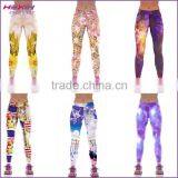 Free Shipping Womens Printed Shiny 3d Leggings thumbnail-5