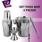 Bar Set with Stainless Steel