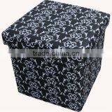 Stronger! Printing Poly Canvas Foldable Storage Ottoman thumbnail-1