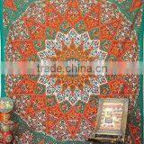 Green Star Mandala Tapestry Wall Hanging Wall Tapestry Mandala Wholesale Indian Tapestry thumbnail-4