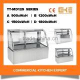 Curved Glass Door Arch Shape Commercial Display Cake Refrigerator Showcase Bakery Cake Display Chiller thumbnail-1