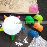 High Quality Hot Selling Promotional Gift Flower Shaped Highlighter Pen thumbnail-3