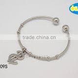 Olivia Jewelry Wholesale Cuff Bracelet Jewelry Stainless Steel Cuff Bracelet With Pendant thumbnail-1
