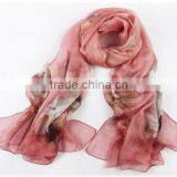 Wholesale 2016 New China Digital Printed Silk Long Fashion Scarf for Lady thumbnail-1