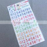 3d Sequential Number Epoxy Dome Sticker for Kids thumbnail-2
