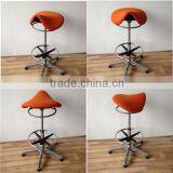 Modern Design Foldable Leather/fabric Saddle Stool thumbnail-4