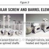 Modular Screw and Segment Barrel Modular Barrel Parallel Twin Screw Barrel for Pelletizing