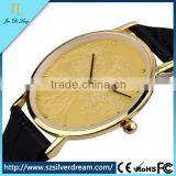 2015 New Trend Gold Quartz Couples Simple Design Watch thumbnail-3