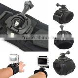 Wholesale 360 Degree Glove-style Elastic Wrist Strap Band Hand Arm Mount for Gopros Heros 4/3+/3/2/1