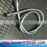 Flexible Silver Shower Hose,Reinforced PVC Shower Hose,Shiny Silver Shower Hose