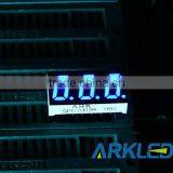 Small Size 0.31 Inch With Blue Color 3 Digit Led Display,ARKLED