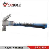 RIGHTTOOLS RT-J221 New Process American Type Claw Hammer With Fibre Handle thumbnail-1