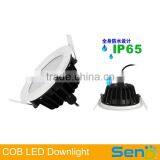 Square Led Ceiling Lamp Waterproof IP65 COB Led Down Lamp 12W 15W High CRI>80 White/black Shell Color thumbnail-4