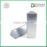 Triangle Metal Cosmetic Tin Box/large Cans/metallic Box