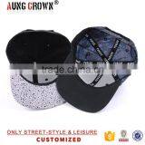 Korean Style Floral Digital Print Snapback Caps thumbnail-5