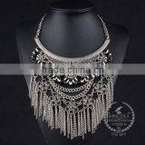 High Quality Vintage Rhinestone Chunky Statement Necklace Tin Alloy Fashion Women Pendant Necklace 6390159 thumbnail-1