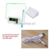 New Invented Magic Kids Alarm Clock LED Writing Board thumbnail-6