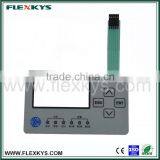 Poly Dome Membrane Switch With PET Transparent Display Window for Voltage Monitor