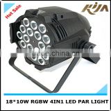 Cheap Dj Lights 18pcs lamp 10 watt RGBW 4in1 Par Led