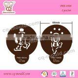 Cupcake Decoration Cookie and Coffee Stencils
