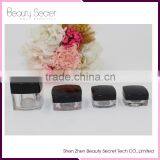 Empty Shiny Black Mineral/Mirrored Makeup Powder Compact W/Pan - 57 mm thumbnail-6