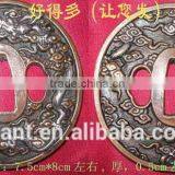 Traditional Decorative Samurai Katana Sword With Carbon Steel Blade and Casting Zinc Alloy Tsuba JL579 thumbnail-2