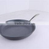 Non-Stick Flat Ceramic Deep Frying Pan With Hard Anodized Exterior thumbnail-6