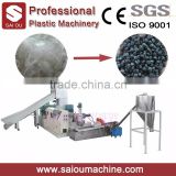 High Quality Single Stage Plastic Film Granulation Line With Compactor