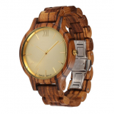 Roma Numbers New Women Style Classic Wooden Wrist Watch thumbnail-2