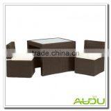 Audu Wicker Outdoor Use Catering Tables and Chairs thumbnail-1