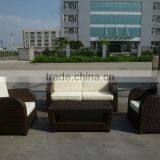 New Design Outdoor Rattan Furniture Patio Brown Sofa Set thumbnail-6