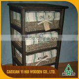 3 Drawer Wood Cabinets With Rose Drawers thumbnail-1