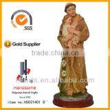 12 Inch Antony With Baby Polyresin Religious Statues Wholesale thumbnail-4