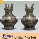 Alibaba hot sale copper indoor plant pot for sale NTBF-FL006Y